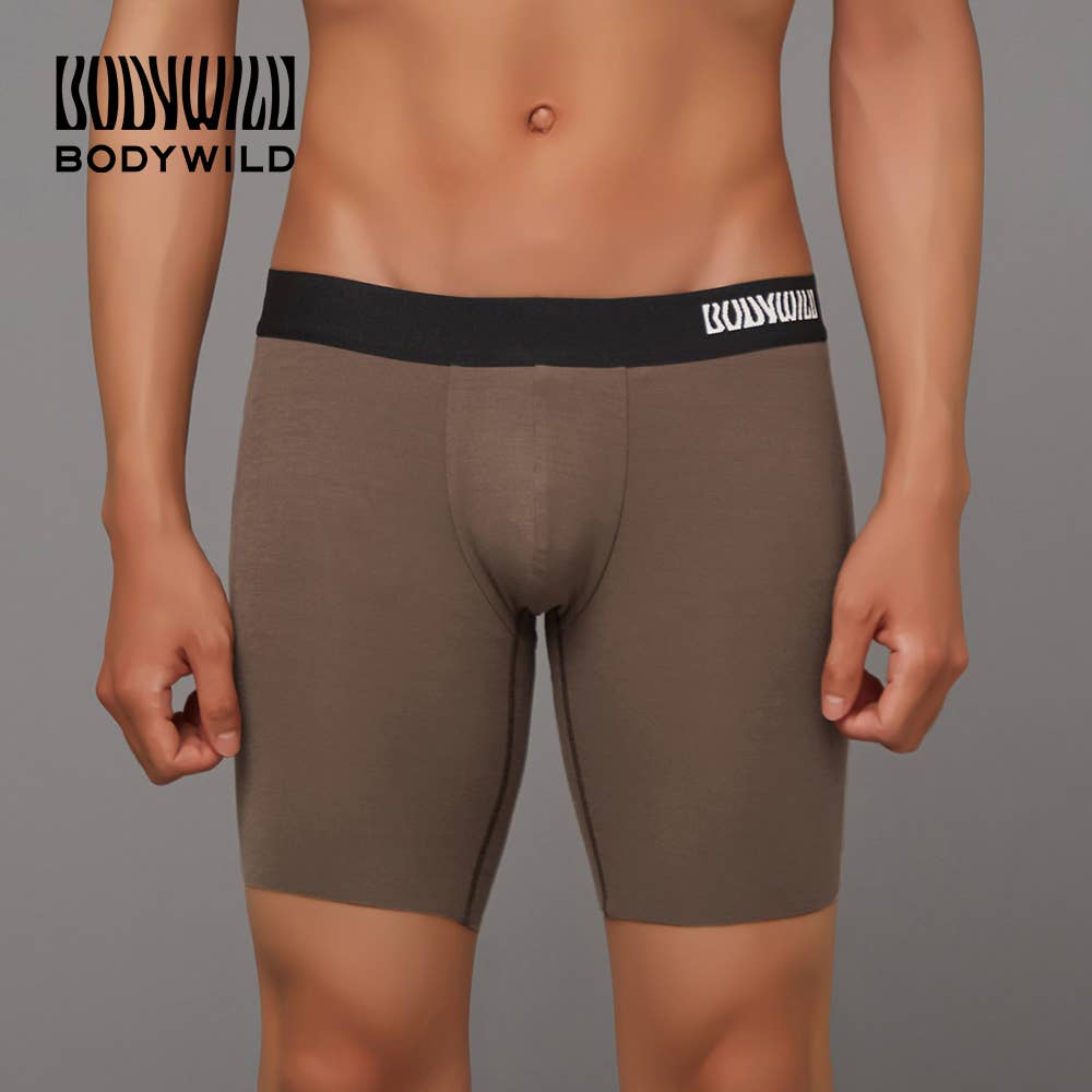[Unhemmed] Long Boxer Shorts (Front Seal) [Eligible for Pick-Your-Own Discount]